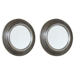 Round Mirrors by Atelier des Orfèvres Rasa Padova, Italy Mid-20th Century