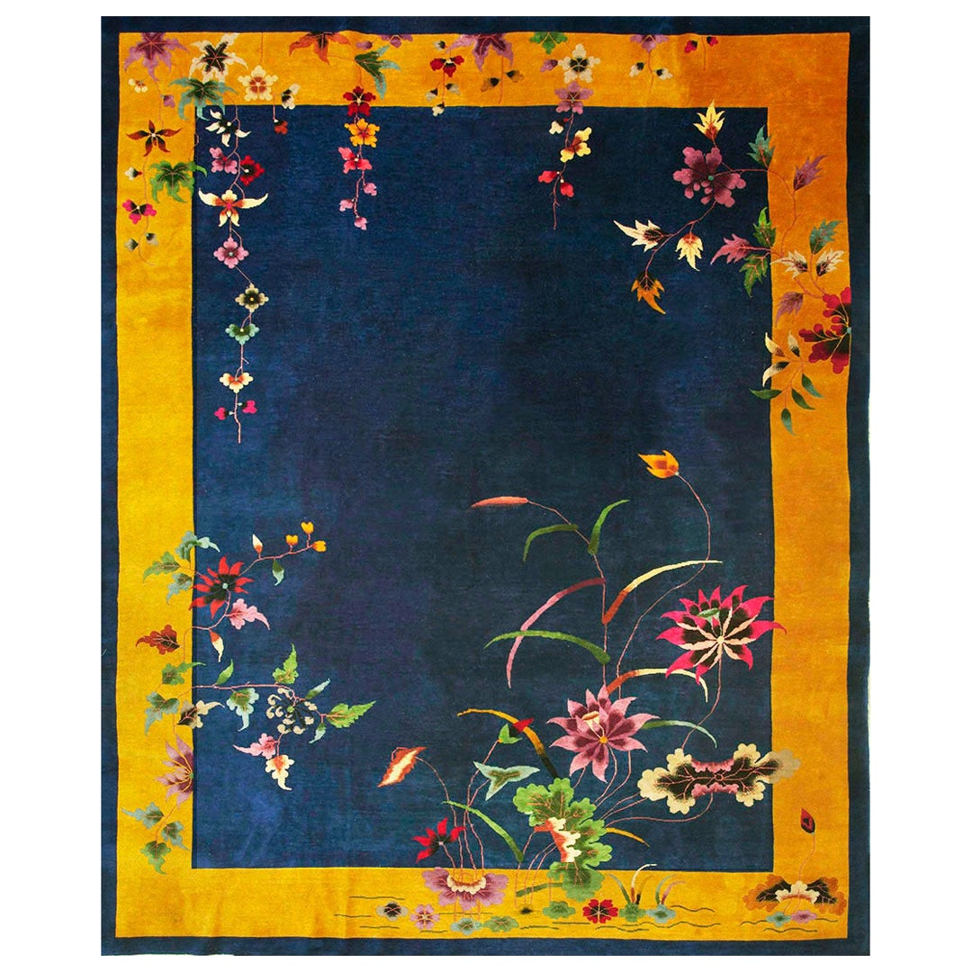 Alfombra Art Decó china de los años 20