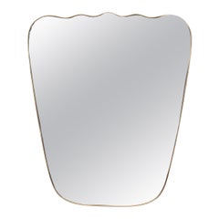 Large Italian Mid-Century Style Wall Mirror