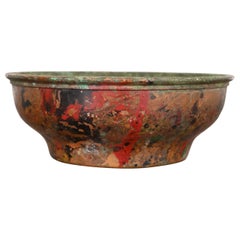 Cuenco de cobre pintado artesanal Joseph Heinrichs