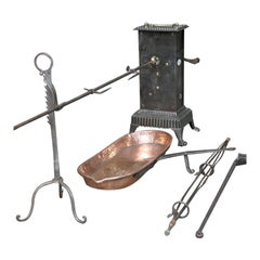 19th Century French Napoleon III Spring Driven Roasting Jack
