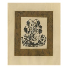 Eva und die Schlange, 1923: Avant-Garde Lithograph by Nathan Altmann