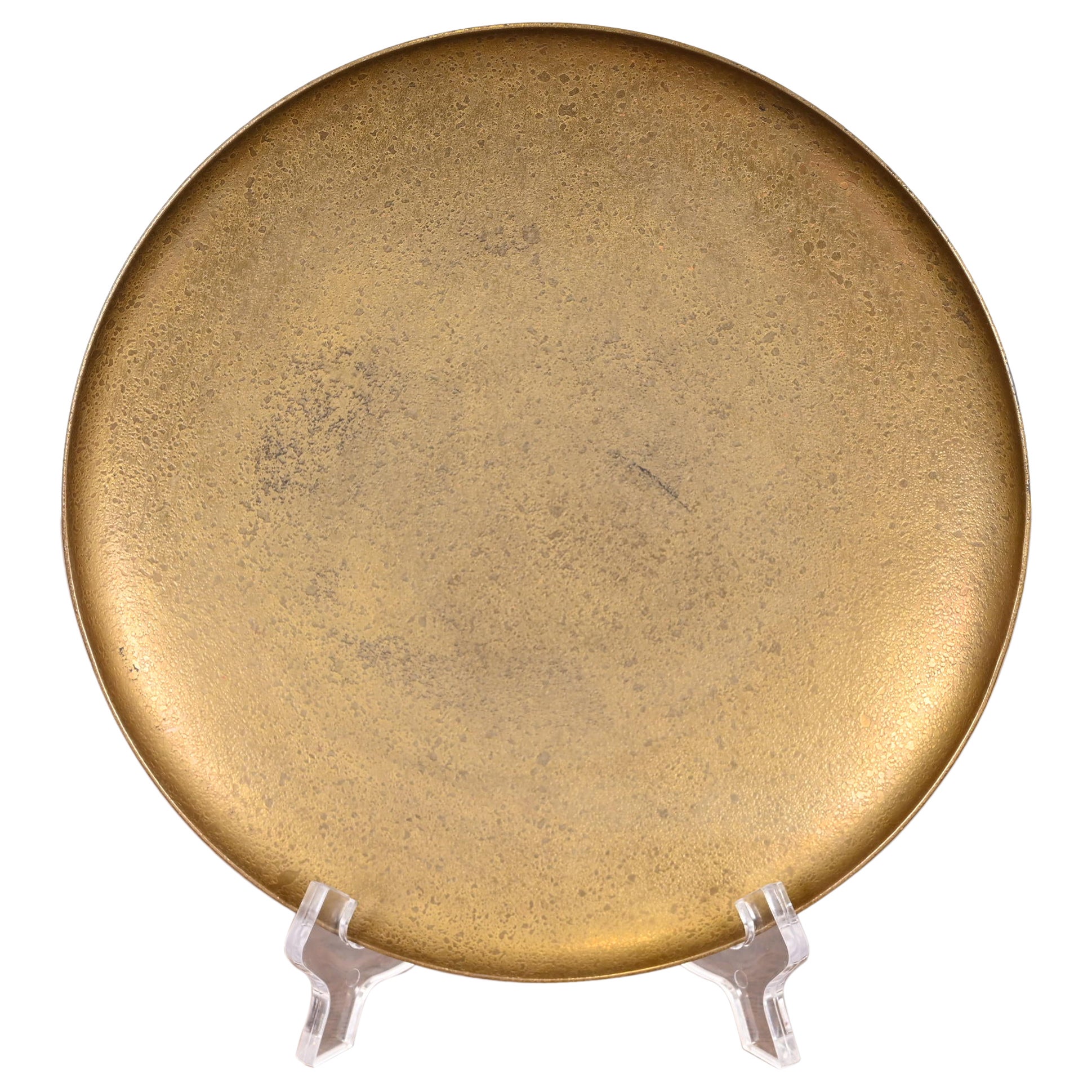 Tiffany Studios New York Bronze Doré Charger Plate or Serving Tray