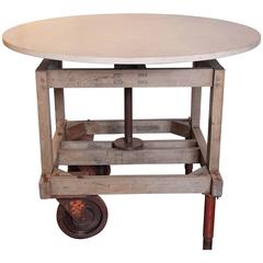 Vintage The Potter's Wheel Pub Table