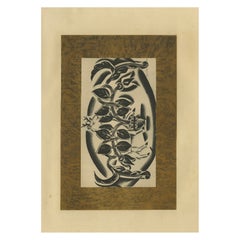 Programm eines Abendkonzerts, 1923: Avant-Garde Lithograph by Nathan Altmann