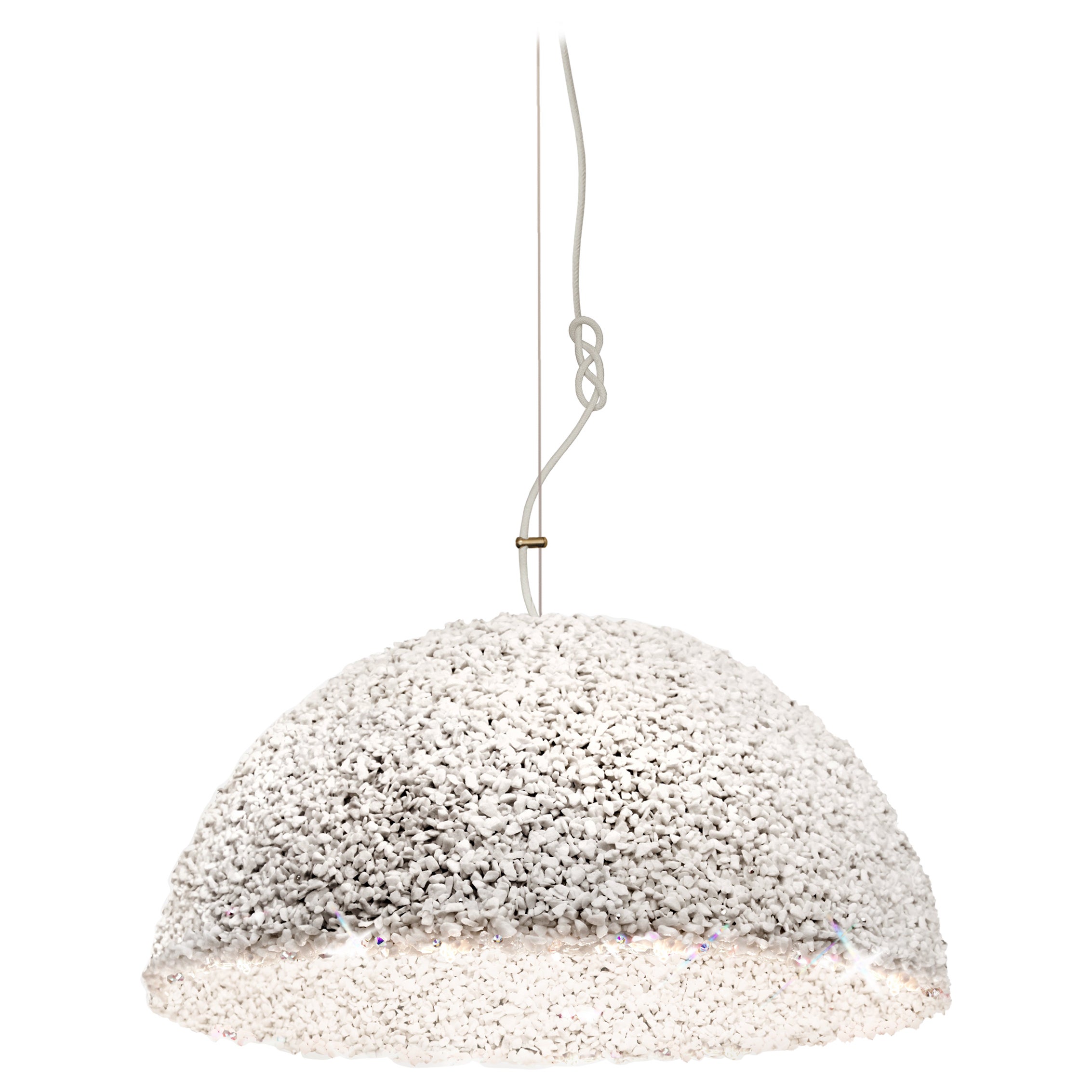 Lampada a sospensione Duchessa Medium White di Mammalampa