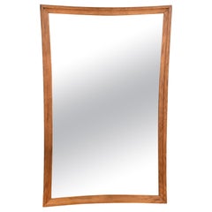 Broyhill Sculptra Mid-Century Modern Walnut Framed Wall Mirror, 1960s