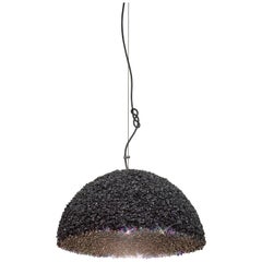 The Duchess Medium Grey Suspension Lamp by Mammalampa