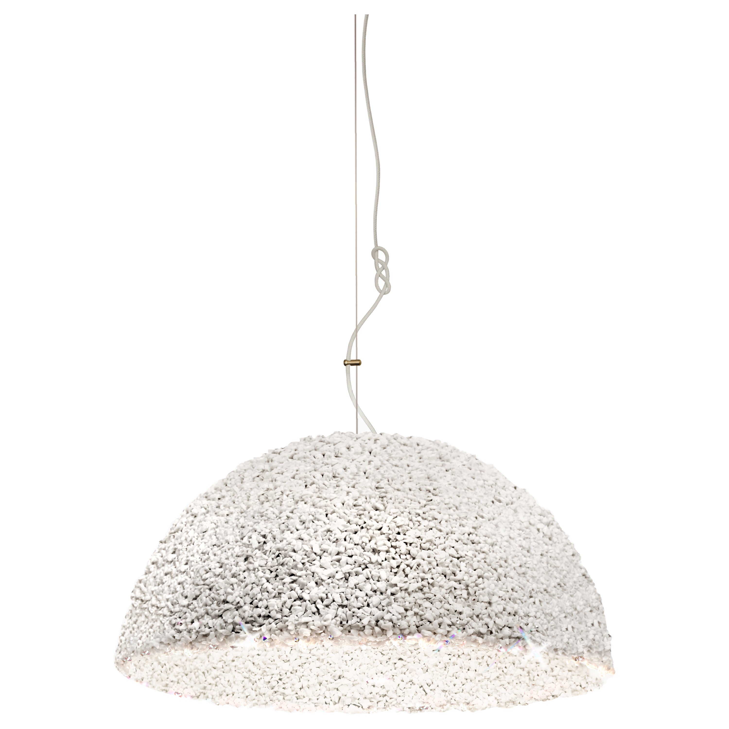 Lampada a sospensione Duchess Large White di Mammalampa