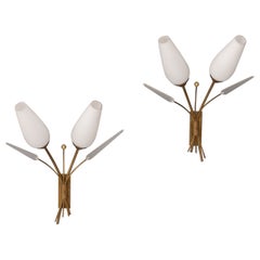 Pair of Mid-Century Wall Lights