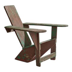 Fauteuil de salon Westport, bois, Lee et Bunnell, États-Unis, années 1900