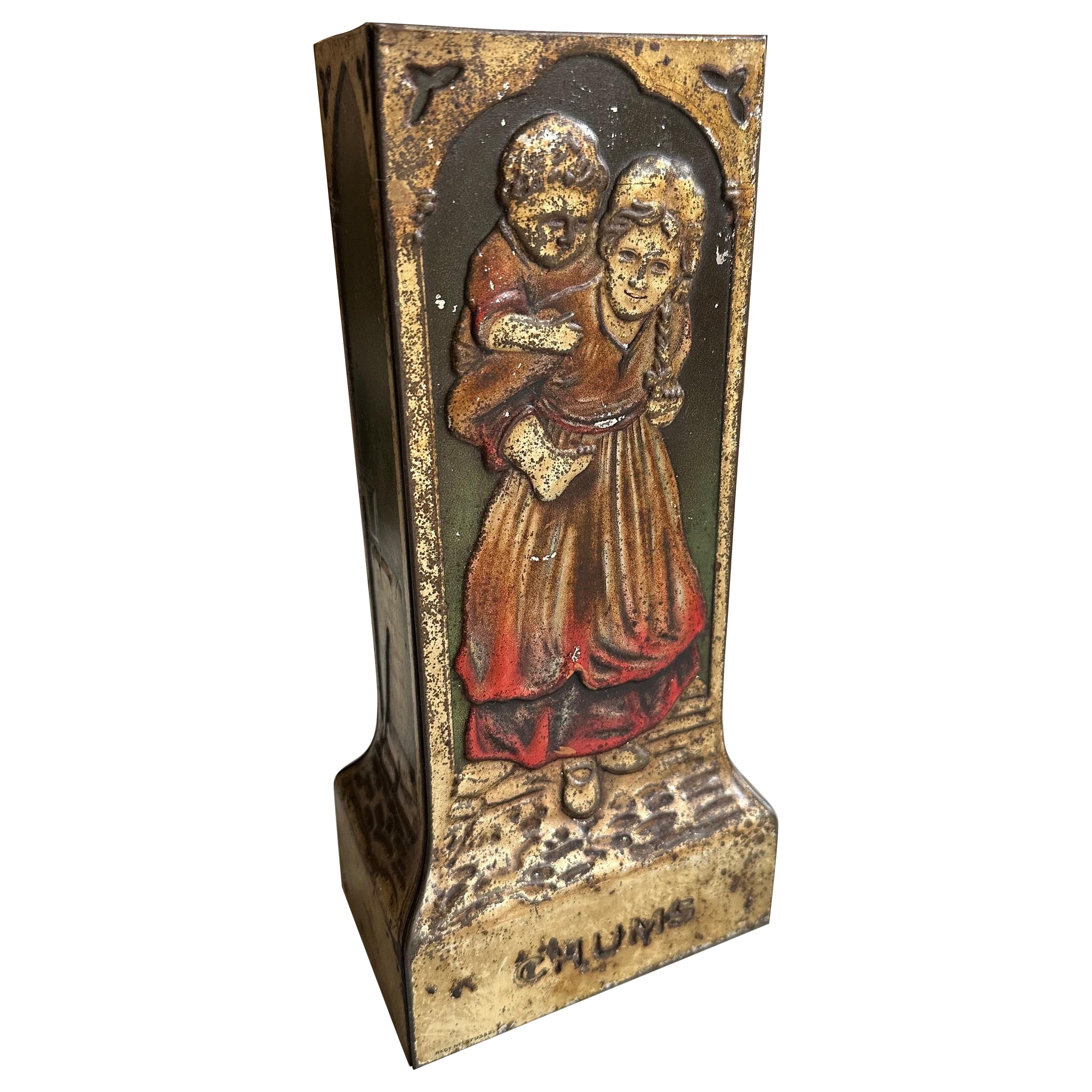 Antiguo molde eduardiano para galletas - "William Crawford & Sons Ltd" Circa 1905 en venta