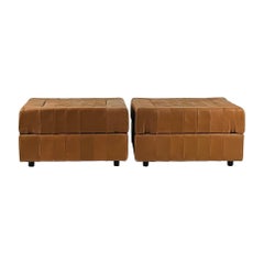 Paire d'ottomans modernes brésiliens MP-145 de Percival Lafer