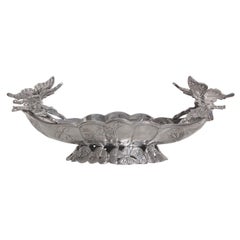 Arthur Court Butterfly Centerpiece Fruit Bowl