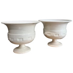 Paire de vases en céramique italienne vers 1940