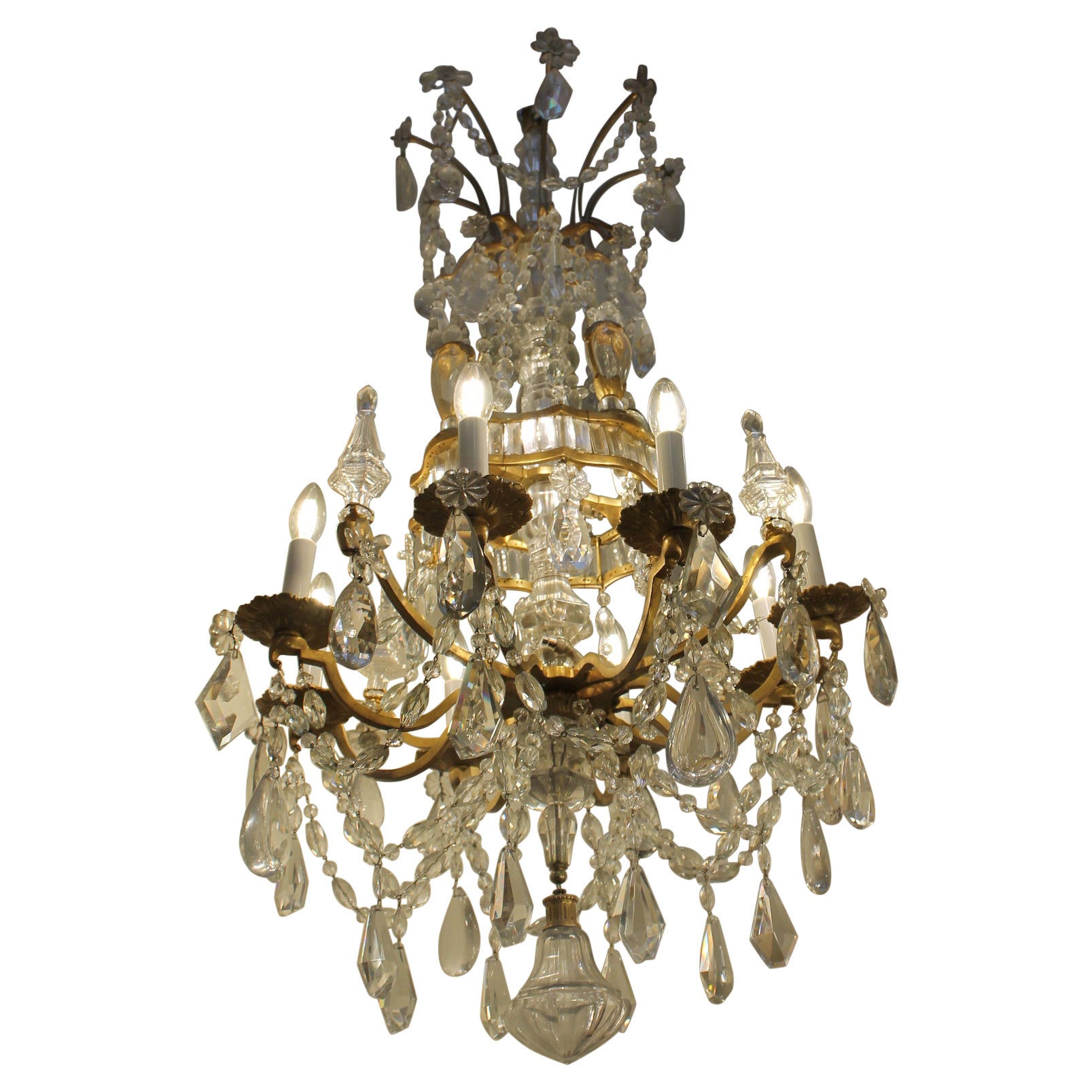 Superbe cristal de Baccarat  Lustre
