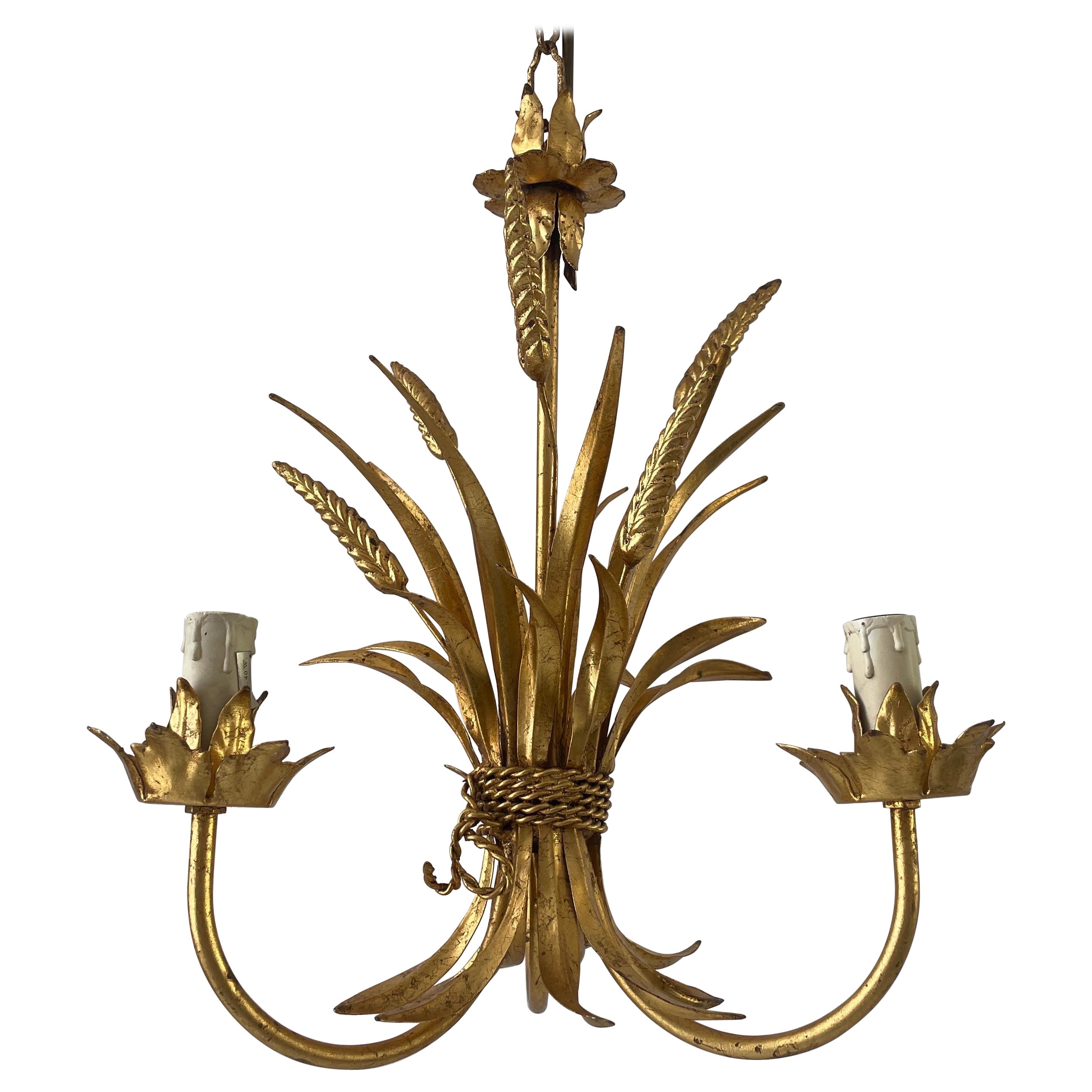 Florentine Ceiling Lamp by Hans Kögl, 1970s, Germany