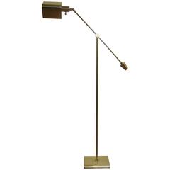 Chapman Brass Articulating Floor Lamp