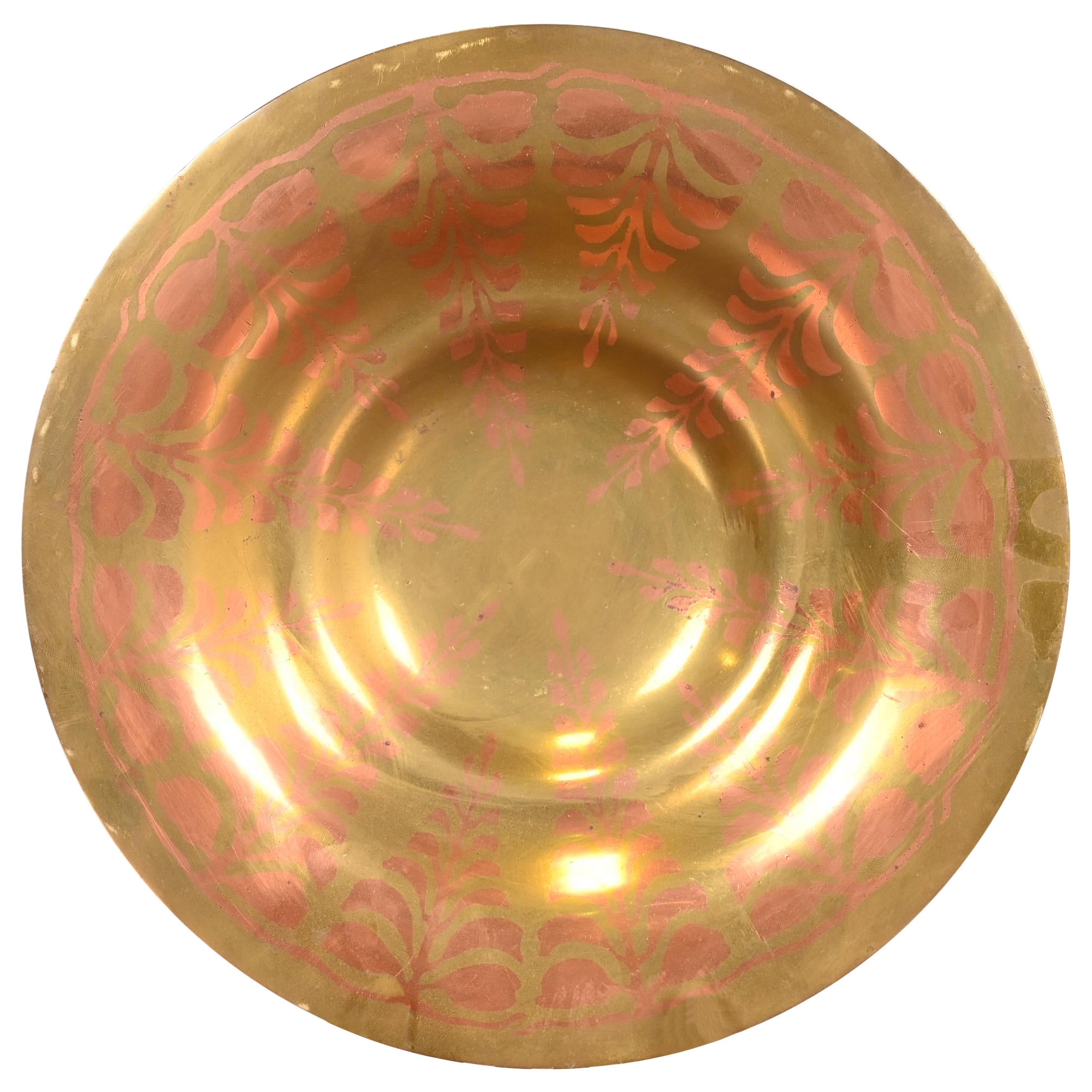 Tiffany & Co. Cuenco decorativo de cobre sobre bronce dorado, Circa 1900
