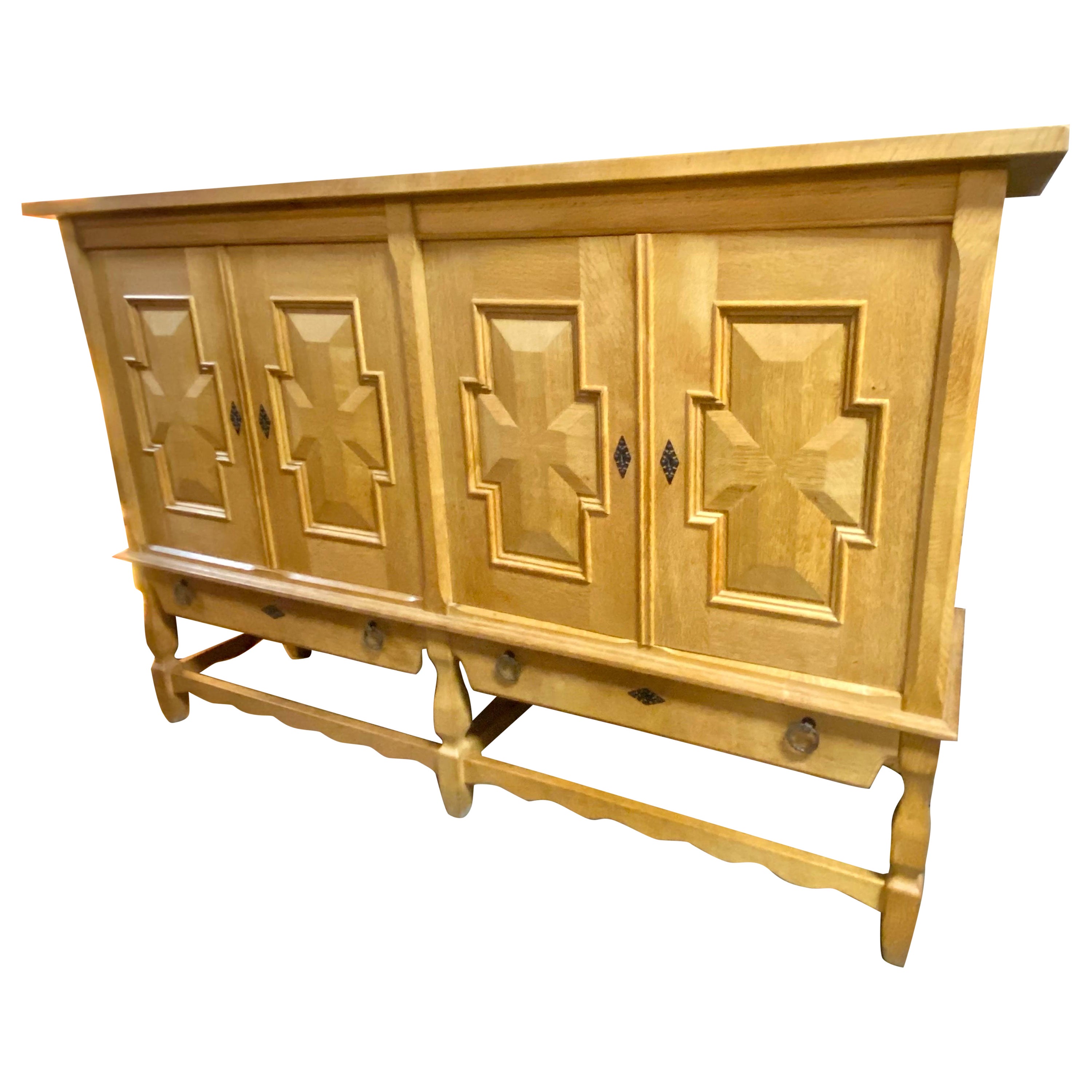 Tall Danish Modern Sideboard by Henning Kjaernulf, Circa 1960s