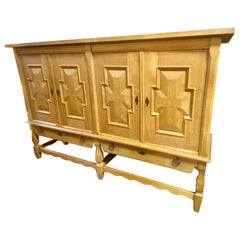 Tall Danish Modern Sideboard by Henning Kjaernulf, Circa 1960s