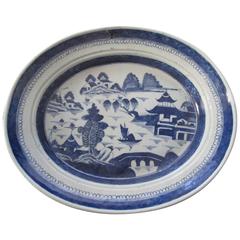 19th Century Chinese Export Canton Platter