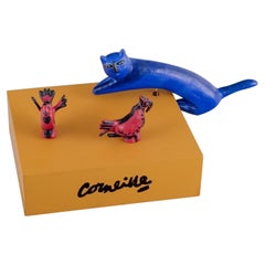Corneille, set da vino scultoreo in legno e resina. 2006