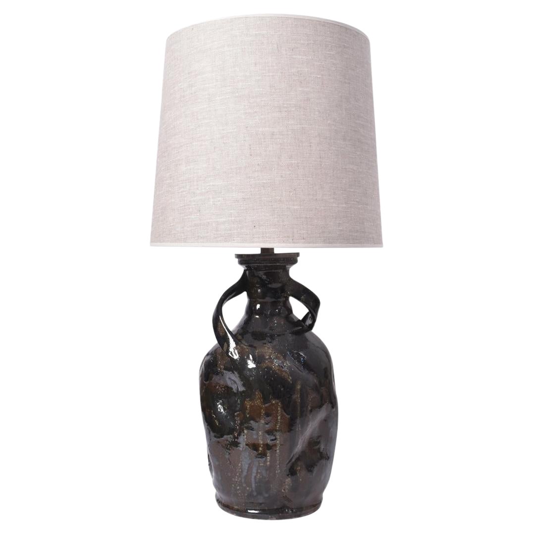 Two handles ceramic lamp by Helder, 2023.