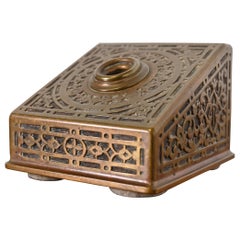 Tiffany & Co. Antique Arts & Crafts Bronze Pen Holder