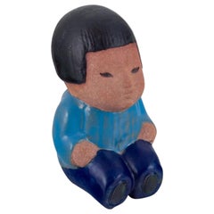 Lisa Larson for Gustavsberg. "Mei" ceramic figurine from "Children of the World"