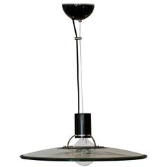 1970s Glass Pendant Light 8