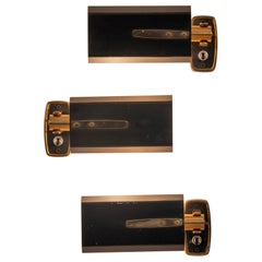 Set of three Stilnovo wall lights. Italy c1950