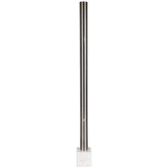 Aluminium Floor Lamp on Marble Base, Italy, circa 1960 5