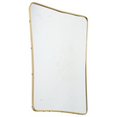 Italian, Brass edged mirror
