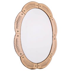Italian, Engraved Mirror