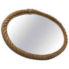 Audoux Minet, Oval rope-edged mirror