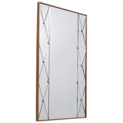 Glas & Trä Hovmantorp, Miroir rectangulaire avec bordure croisée