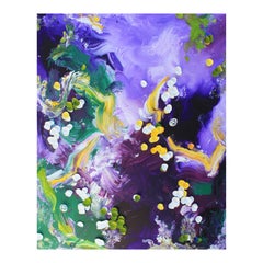 Dreams émergents de Larisa Safaryan Peinture acrylique et coquilles d'œufs sur toile