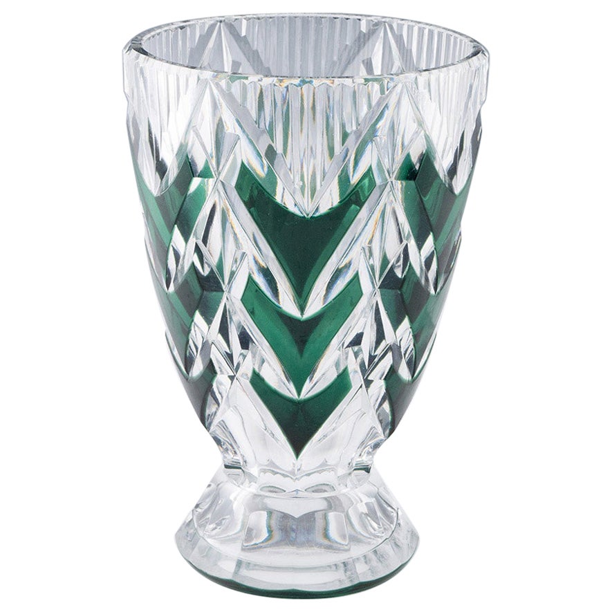 Jarrón Art Déco Val St Lambert De Joseph Simon c1935
