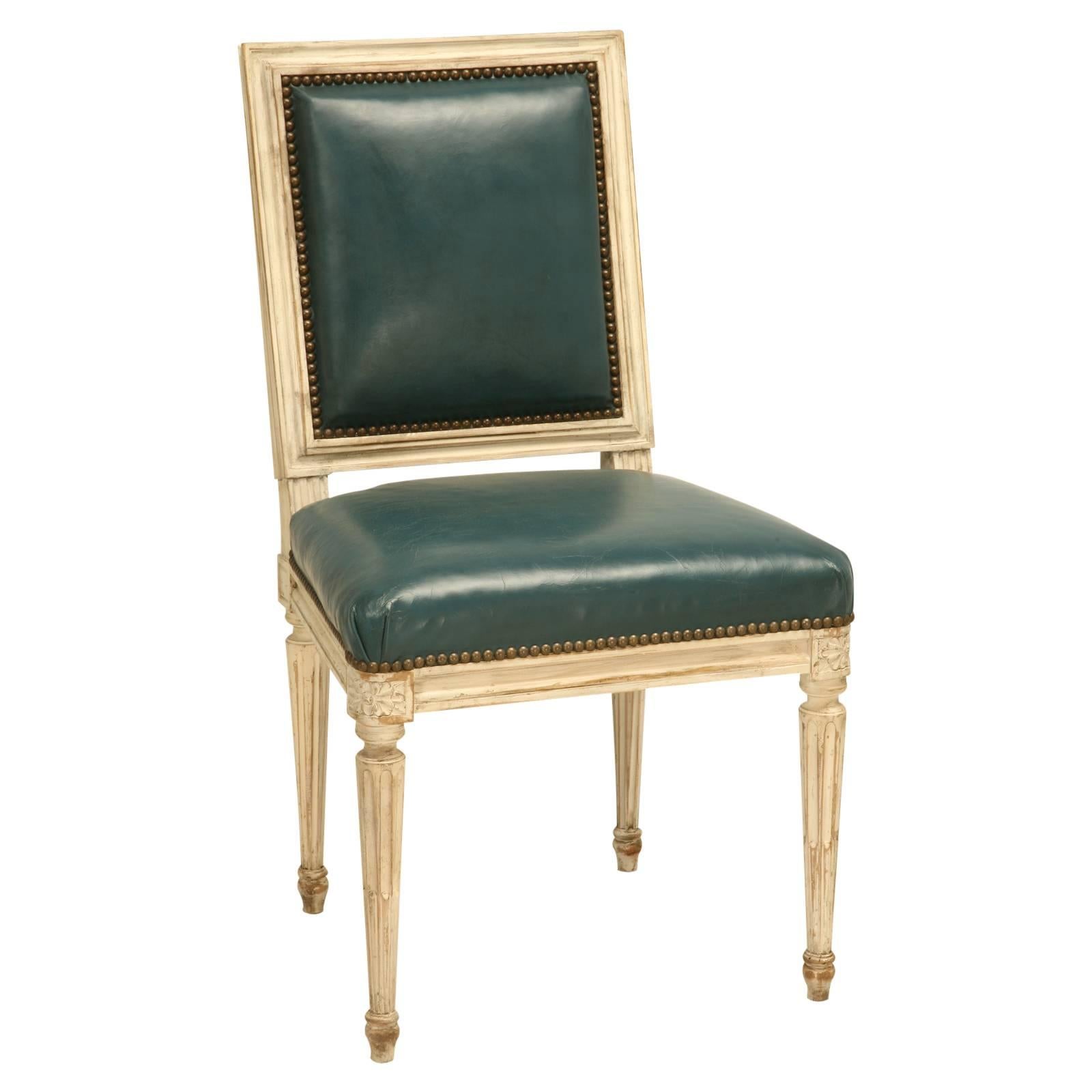 French Louis XVI Style Side Chairs, Handmade in France, Choice of Finishes