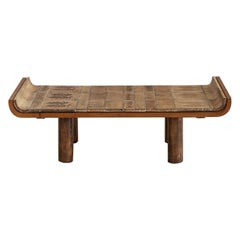 Mesa de centro de cerámica de Roger Capron, Francia, 1960