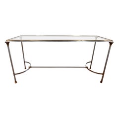 Vintage Directoire Neoclassico Console Hall Table Italiano