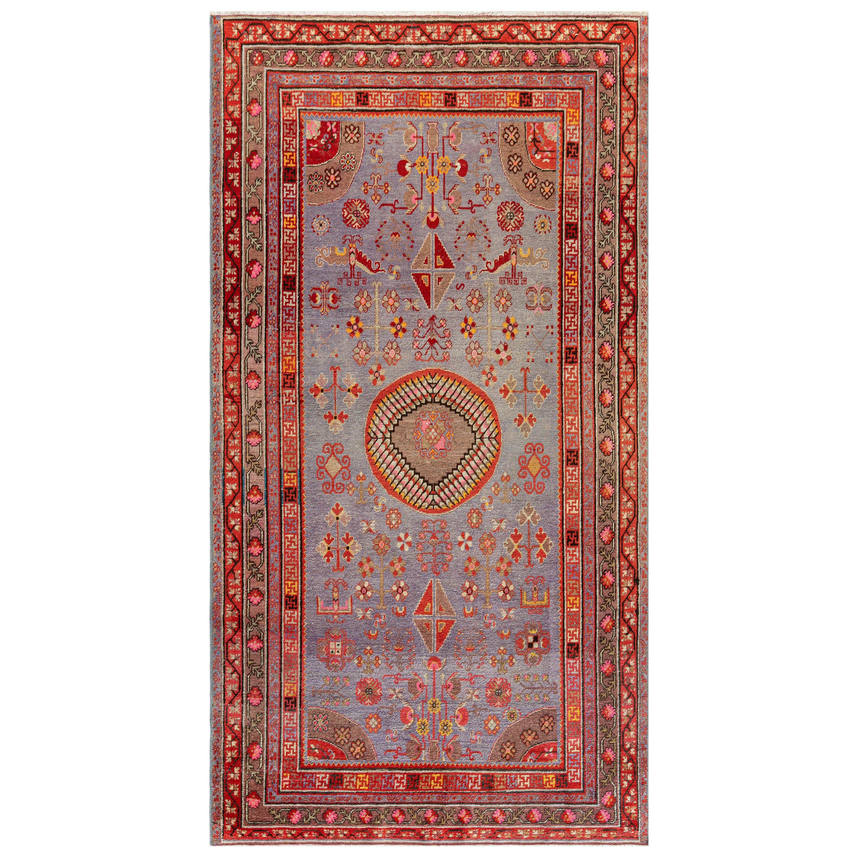 Doris Leslie Blau Mid-20th Century Samarkand Handmade Wool Rug