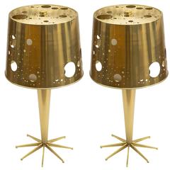 Pair of 'Lattea' Table Lamps by Roberto Giulio Rida