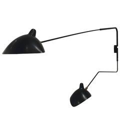 Serge Mouille Two-Arm Rotating Wall Light