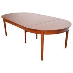 Hans Wegner per Andreas Tuck Tavolo da pranzo allungabile in teak moderno danese