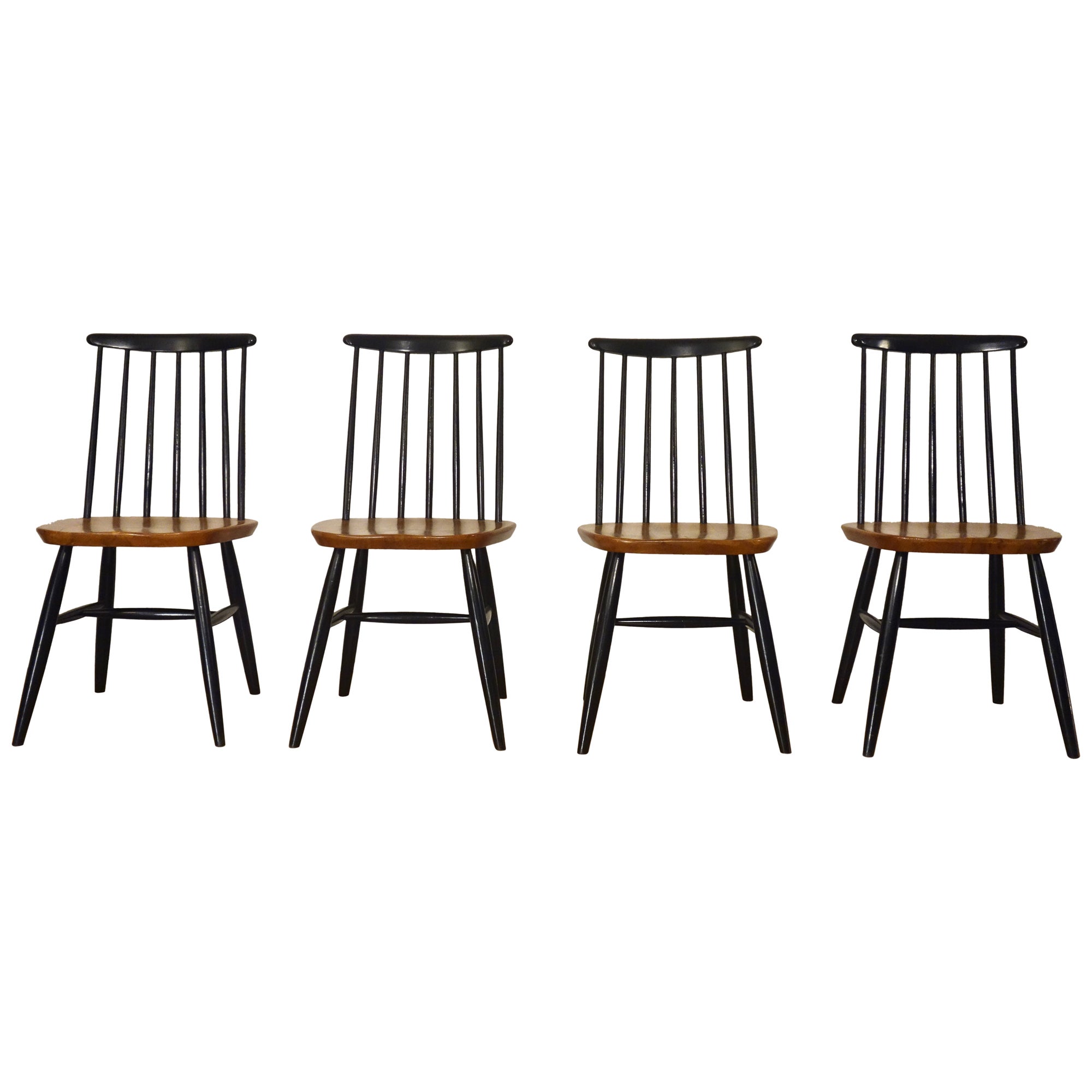 Set of 4 "Nesto" Chairs by Nassjo Stolefabrik, Sweden 1960's