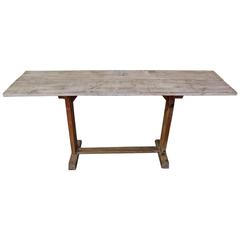 Vintage Reclaimed Wood French Rustic Console