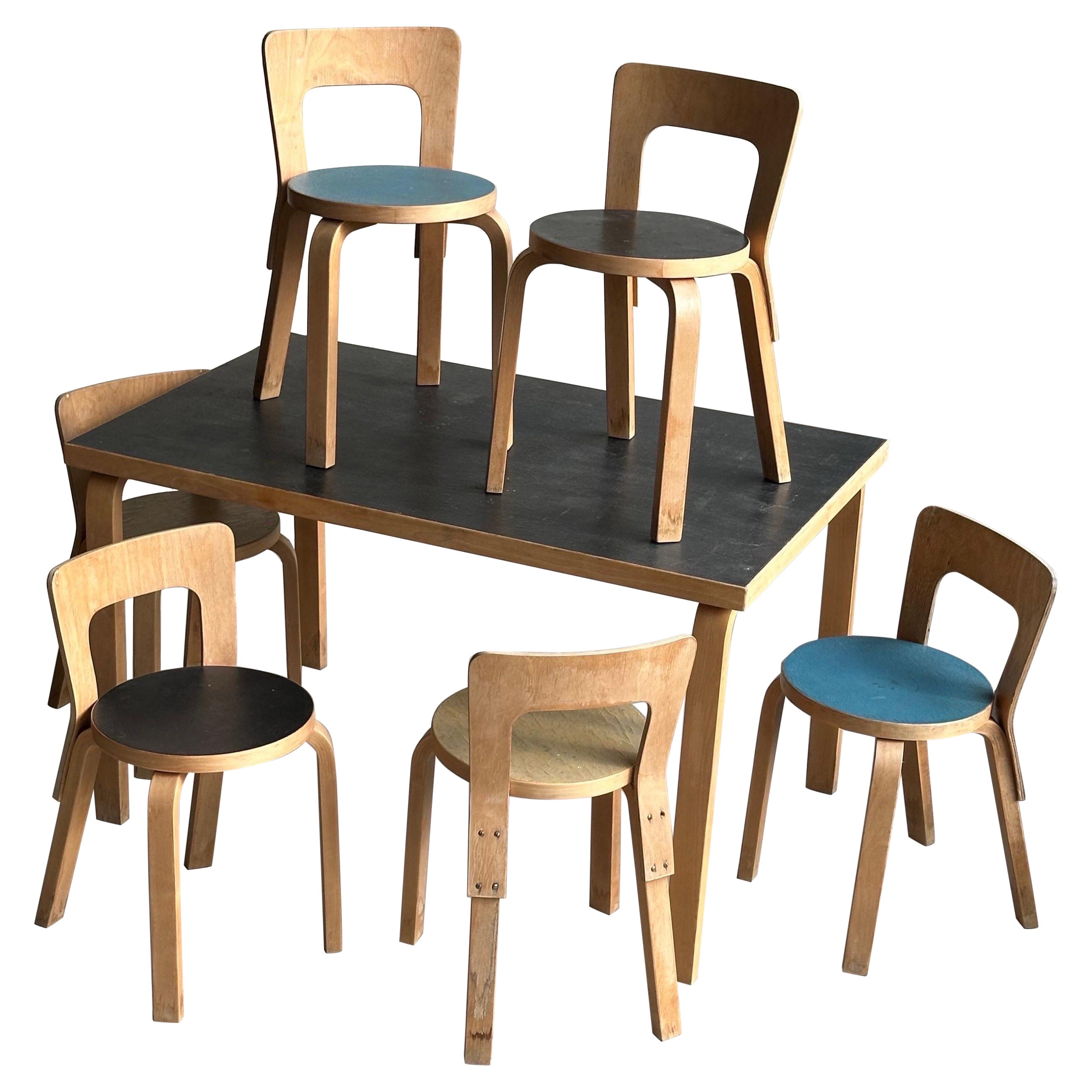 Early Alvar Aalto Dining Set C.1940s