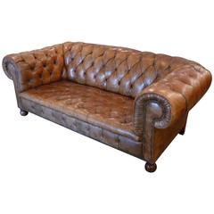 Antique Fantastic Leather Chesterfield Sofa
